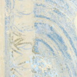 Na několika místech malby bylo při odkryvu možné sledovat zkoušky nakonec neprovedeného postupu. Linky v dekoru mohly být i zlacené (nakonec byly provedeny v barvě podkladu)