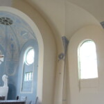 Celkový pohled po restaurování maleb v presbytáře i štuků v lodi