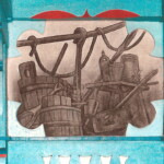 Ukázka starší dokumentace maleb, která sloužila jako podklad pro rekonstrukci