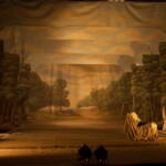 Scéna krajiny po prvním představení na nádvoří valtického zámku (2014)