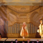 Scéna sálu při představení Händelovy Terpsichory (Praha, 2016)