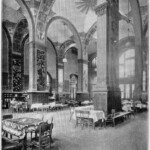 Restaurace II. a III. třídy na snímku J. Vilíma ve Zlaté Praze 1904