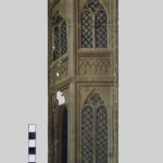 Boční kulisa domu z uliční scény. Prospekt ulice se nezachoval, ale známe jej z historické fotografie