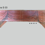 Jevištní obraz uzavíraly zeshora tzv. sufity, v interiérových scénách nejčastěji s malovanou draperií