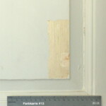 Na vybraných prvcích byly provedeny sondy, odhalující starší barevnost