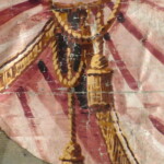Trochu mimo téma je krásný detail z malované draperiové sufity