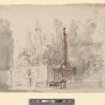 Ke stejnému návrhu existuje i půvabná skica (New York, The Morgan Library & Museum)